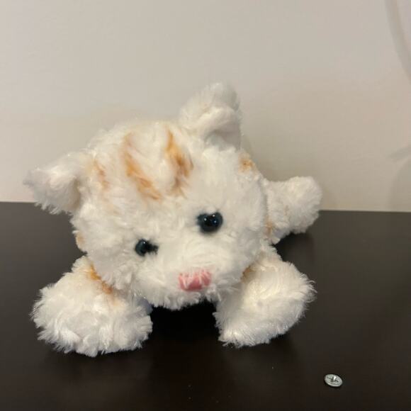 Gund Bootsie Kitty Cat Plush 001137 White Orange Tabby Small 9" Stuffed Toy - Picture 1 of 7